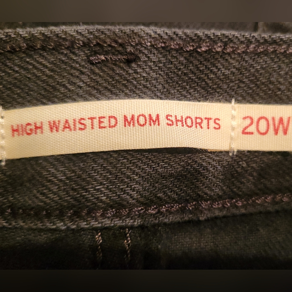 Levi’s Women’s High Rise Denim Shorts  Black Size 20)